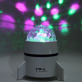 تصویر اسپیکر بلوتوثی چراغ دار Rocket Music Lamp + ریموت کنترل ROCKET MUSIC LIGHT WIRELESS SPEAKER WITH REMOTE CONTROLE