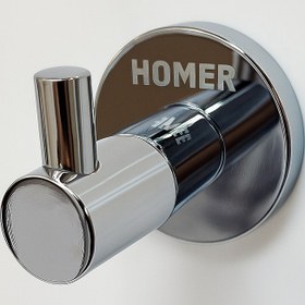 تصویر آویز قلاب تک شاخه گرد براق هامر 