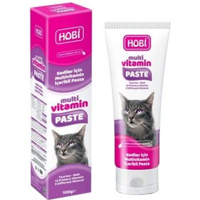 تصویر خمیر مولتی ویتامین گربه هوبی Hobi Cat Multivitamin Hobi Cat MultiVitamin Paste