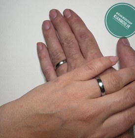 تصویر رینگ ساده استیل steel ring