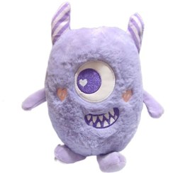 تصویر عروسک هیولاهای گوگولی اورجینال - بنفش Cute Monster Plush Doll - Purple