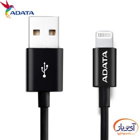 تصویر کابل تبدیل USB به لایتنینگ ای دیتا مدل Sync And Charge طول 1 متر Adata Sync And Charge USB To Lightning Cable 1m