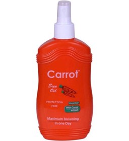 تصویر اسپری روغن برنزه کننده 200ml برند carrot sun Sun Tanning Spray Oil 200ml