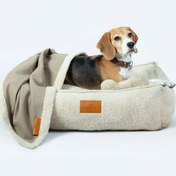 تصویر پتوی تدی داگ Teddy Dog Blanket مخصوص استراحت سگ 
