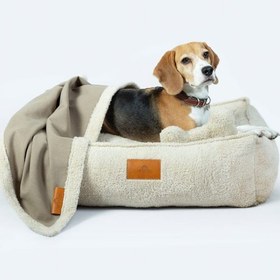 تصویر پتوی تدی داگ Teddy Dog Blanket مخصوص استراحت سگ 