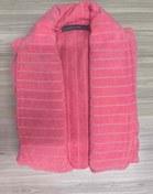 تصویر حوله تنپوش بچه گانه برق لامع مدل لوزان - گلبهی / 100 