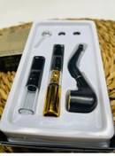 تصویر ست پیپ کوچک هانی‌پاف // 2 تکه دهنی و پیپ چوبی 