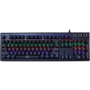 تصویر کیبورد گیمینگ دی نت مدل DT983 با سیم 