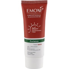 تصویر ضد آفتاب رنگی امونی SPF50 مناسب پوست چرب حجم ۵۰ میلی لیتر 