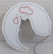 تصویر تابلو led ثابت ضد آب طرح مرغ 