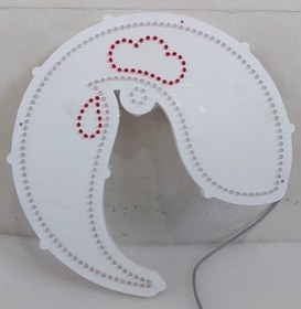 تصویر تابلو led ثابت ضد آب طرح مرغ 