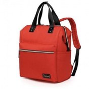 تصویر کوله پشتی لوازم کودک زیپ طلایی قرمز کالرلند Colorland 