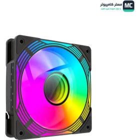 تصویر فن کیس گیم مکس FN12A C8I Black GAMEMAX FN12A C8I Black 120mm ARGB Case Fan
