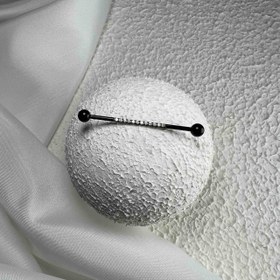 تصویر پیرسینگ محوری نگین کد 2207 