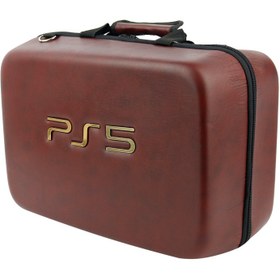 تصویر کیف کنسول بازی PS5 چرمی Play Station 5 Cover Bag