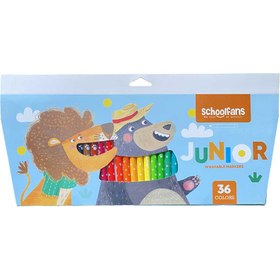 تصویر ماژیک 36 رنگ school Fans 