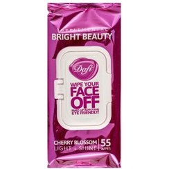 تصویر دستمال مرطوب پاک کننده آرایش دافی 