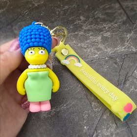 تصویر جاکلیدی شخصیت های کارتونی سیمپسون ها مارج 