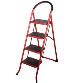 تصویر نردبان فلزی 4 پله 