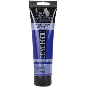 تصویر رنگ اکریلیک 100 میل Phtalo Blue 436 