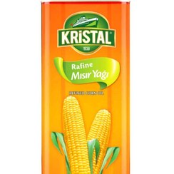 تصویر روغن ذرت کریستال ۵ لیتری حاوی ویتامین E و امگا ۳ 