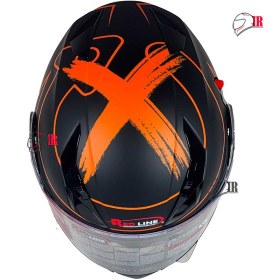 تصویر کلاه کاسکت فک متحرک ردلاین مدل ۹۳۹ NSN23 BLK-ORANGE 