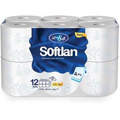 تصویر دستمال توالت سافتلن بسته 12 عددی Softlan Ultra Soft Toilet Paper 12pcs