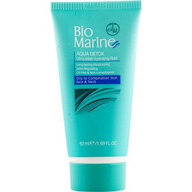 تصویر فلوئید رطوبت رسان و مات کننده پوست های چرب و جوش دار بایومارین bio marine