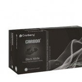 تصویر دستکش نیتریل بدون پودر Cranberry - Carbon 