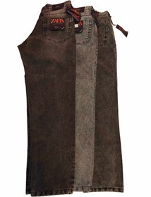 تصویر شلوار مام فیت - سبز لجنی / ۳۴ 