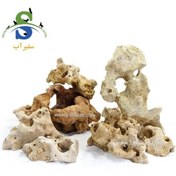 تصویر سنگ آکواریوم مدل صخره هزارتوی مارپیچی 