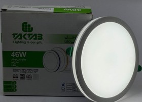 تصویر چراغ پنلی 36 وات توکار سایزشو تکتاب مدل زحل (Frameless Panel Light ) 