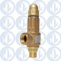 تصویر شیر اطمینان برنجی Brass Safety Relief Valve 