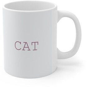 تصویر ماگ طرح گربه Cat مدل NM1240 