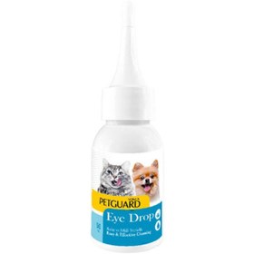 تصویر قطره پاک کننده خط چشم سگ و گربه پت گارد حجم 50 میلی لیتر Cat dog eye line cleaner PetGuard v50 ml