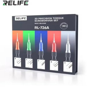 تصویر ست پیچ گوشتی ریلایف RL-726A ۳D 