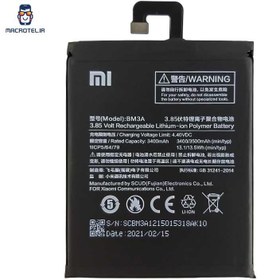 تصویر باتری گوشی شیائومی Mi note 3 مدل BM3A Battery Xiaomi Mi note 3 BM3A