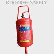 تصویر کپسول پودر و گاز آتش نشانی پیشرام 25 کیلویی 