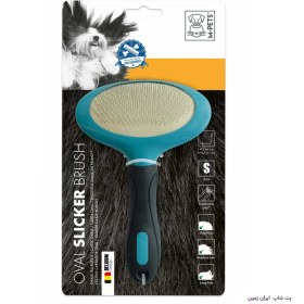 تصویر برس سوزنی سگ و گربه ام-پتز M-Pets Oval Slicker Brush