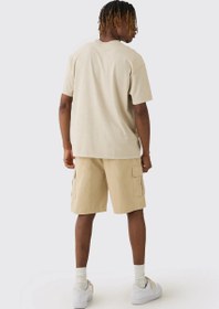 تصویر شلوارک کتان کمر کش 