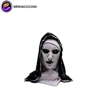 تصویر ماسک و صورتک ولین راهبه ترسناک فیلم احضار 2 Wellin The Nun Scary Latex Mask Halloween 