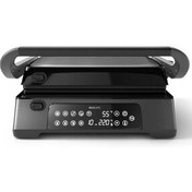 تصویر دستگاه ساندویچ و تست 2200 W 8 برنامه اتوماتیک دماسنج مواد غذایی محفظه روغن تایمر فیلیپس Philips 