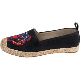 تصویر گیوه زنانه مشکی طرح دار دیمواستایل (400) 