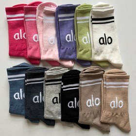 تصویر جوراب ساقدار الو socks alo