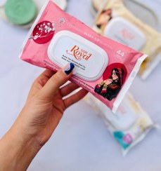 تصویر دستمال مرطوب بسته ای رویال 