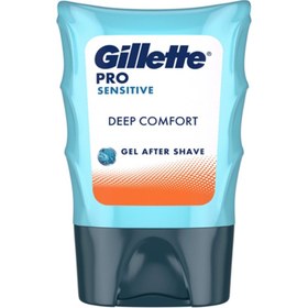 تصویر ژل افتر شیو ژیلت Gillette مدل Deep Comfort مناسب پوست حساس 75 میل 