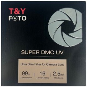 تصویر فیلتر لنز عکاسی يو وي T&Y UV 77mm Filter 