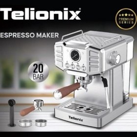 تصویر اسپرسوساز پرمیوم تلیونیکس مدل TELIONIX TEM5158 TELIONIX