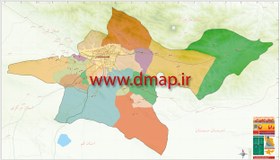 تصویر نقشه استان تهران – W200 