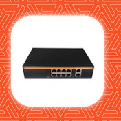 تصویر سوئیچ شبکه 8 پورت 1000 با اپلینک 1000 